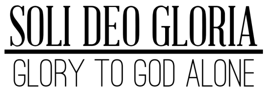 soli deo gloria